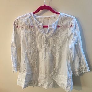 White lace Rebeca Taylor Blouse
